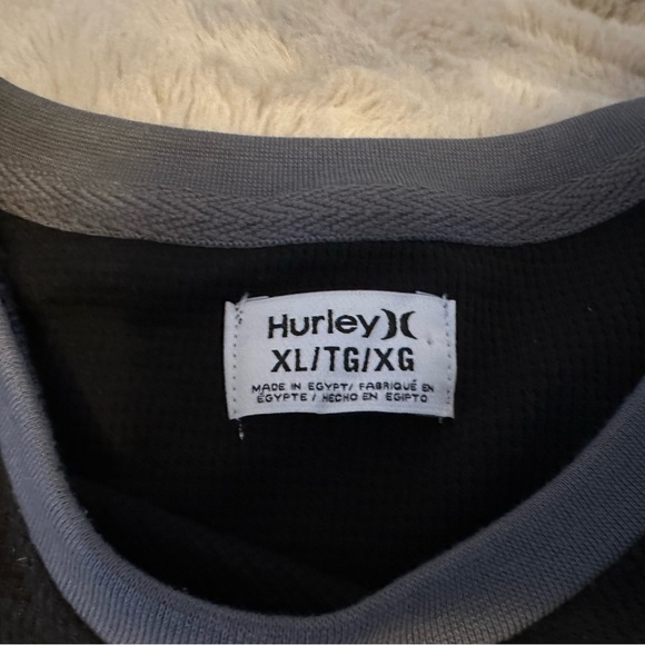 Nwot HURLEY LONG SLEEVE COTTON CREW NECK XL. - Picture 5 of 5